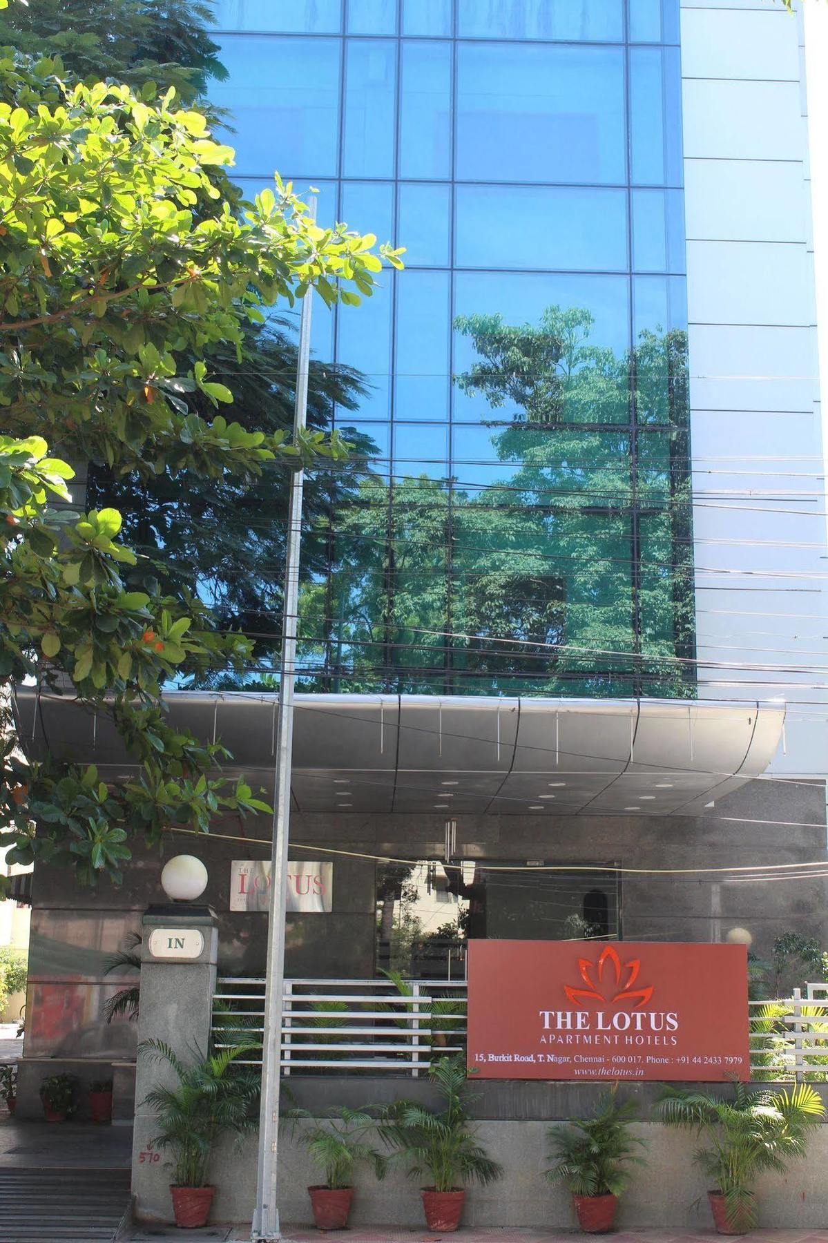 The Lotus Apartment Hotel, Burkit Road Chennai Bagian luar foto